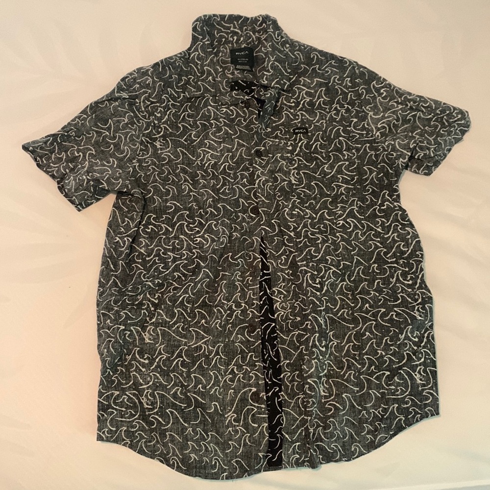 RVCA xl boys button down